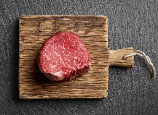 American Wagyu - Combo Pack (NY Strip, Filet Mignon, Boneless Kababs, Ground Beef)